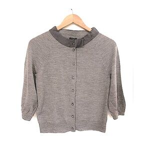 ANN TAYLOR- Gray Lightweight Marino Cardigan!